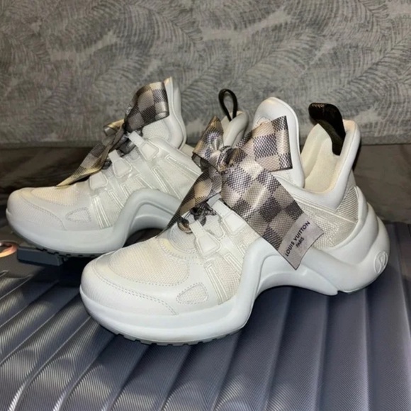 Louis Vuitton Archlight Bow laces White  , Size US 7.5 - Picture 1 of 9